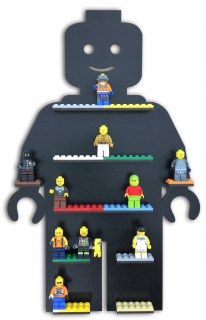 Polička na minifigúrky Eco-Life pre 30 ks.